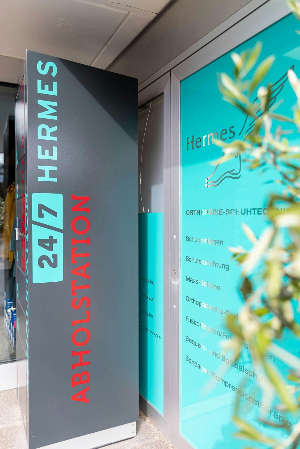 Professionelle Architekturfotografie stärkt den Auftritt von Hermes in Lyss