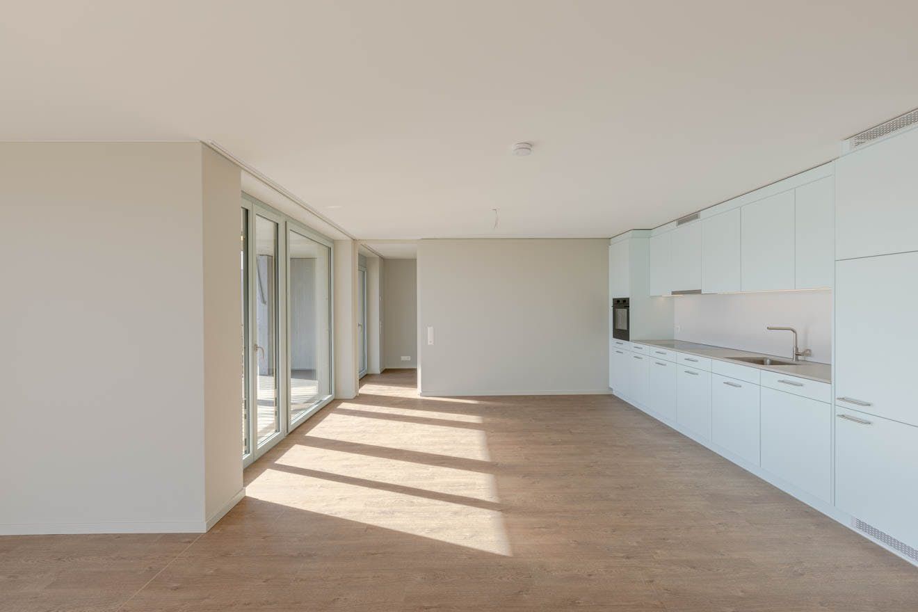 Immobilienfotografie für Bonainvest zur überzeugenden Präsentation offener Grundrisse
