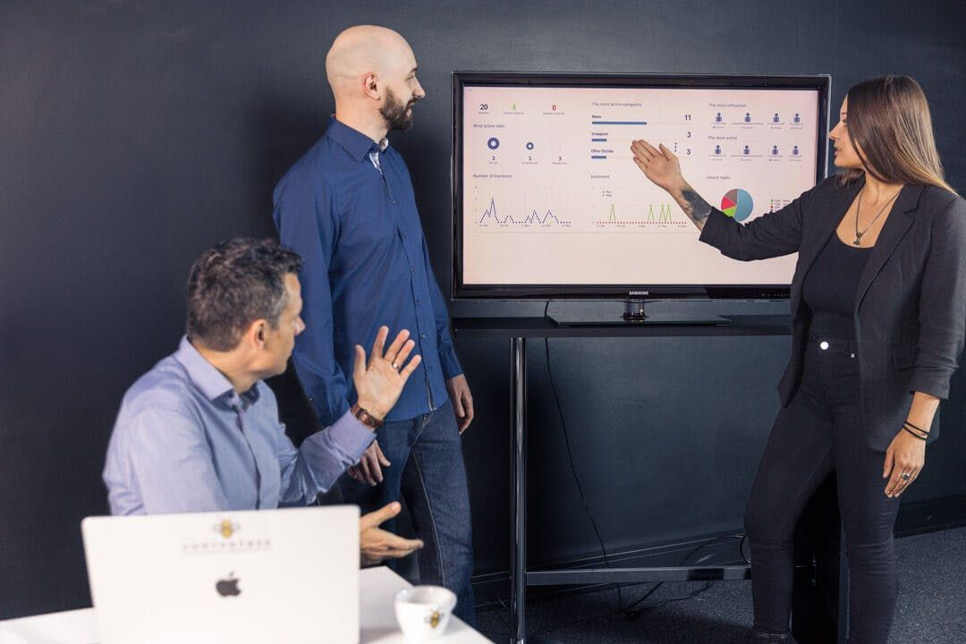 Imagefotografie zur datenbasierten Content-Strategie im Team von Contentbee