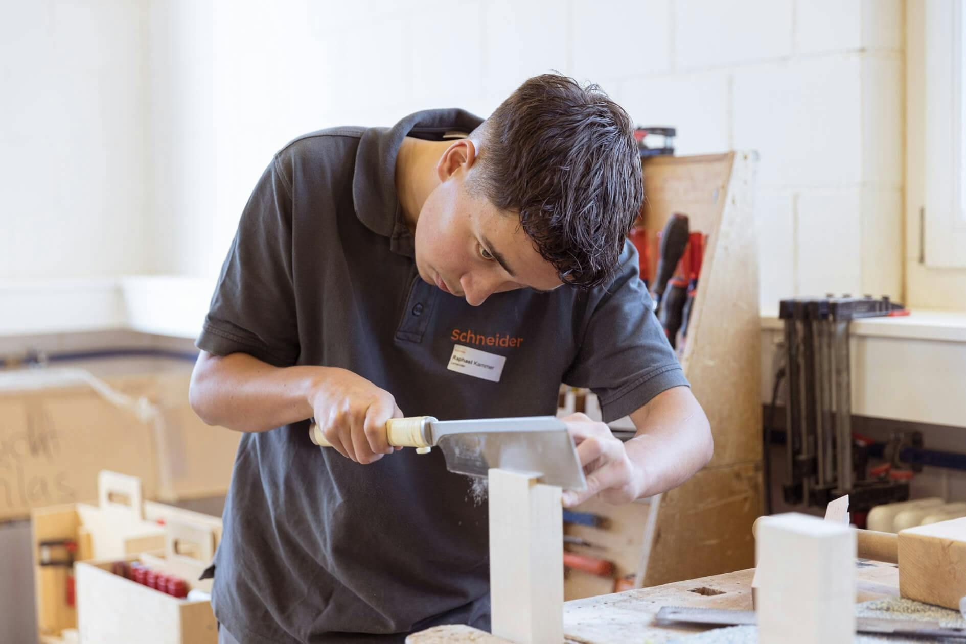 Eventreportage zum traditionellen Handwerk der Schneider Schreinerei