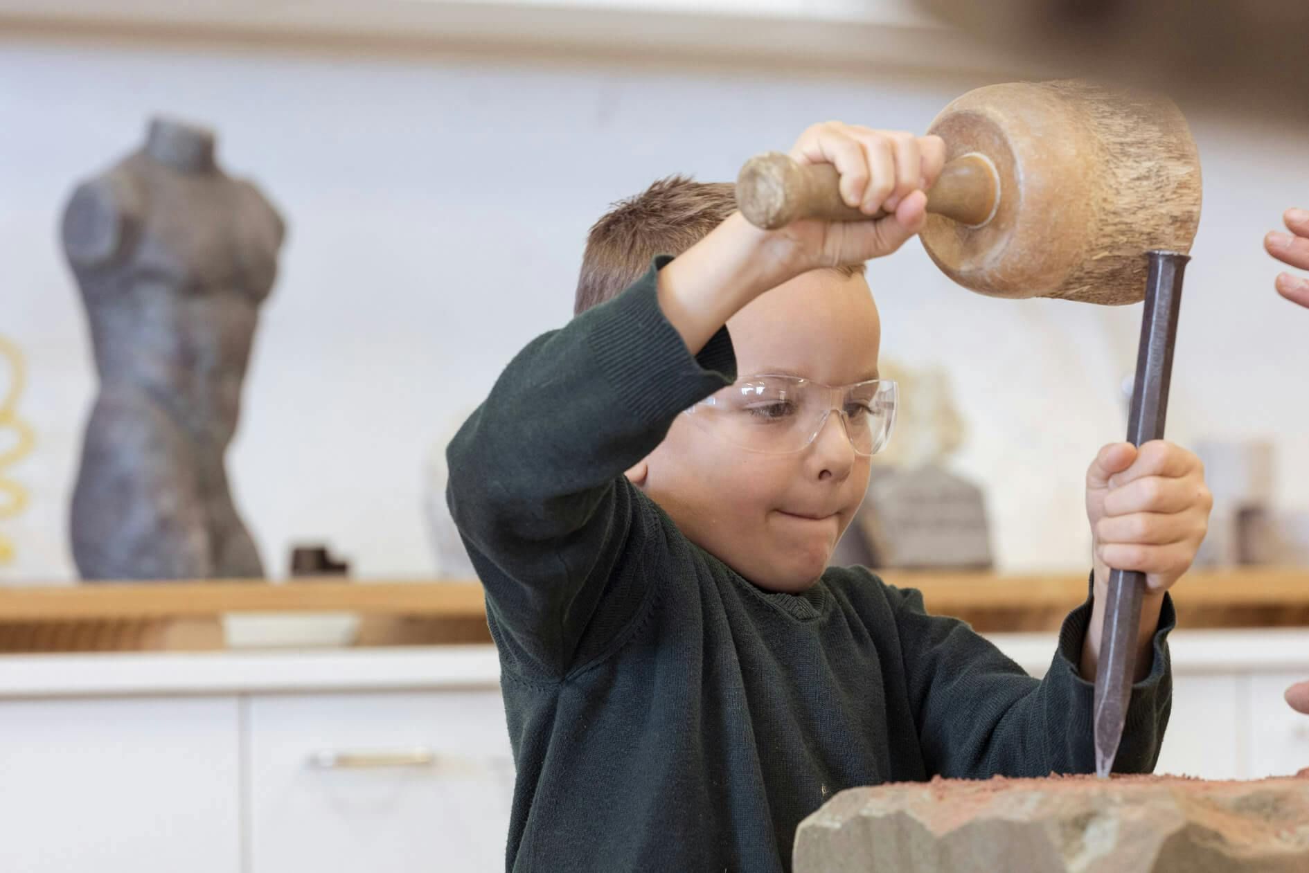 Eventfotografie zum handwerklichen Mitmachen bei der Schneider Schreinerei