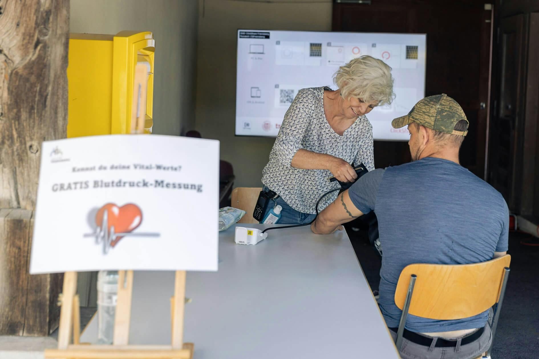 Eventreportage zum Gesundheitsangebot beim Anlass in Frienisberg