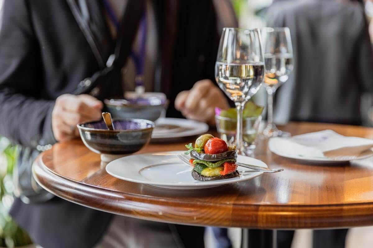 Eventfotografie zur Gastlichkeit beim Anlass der Nahrungsmittel-Industrien