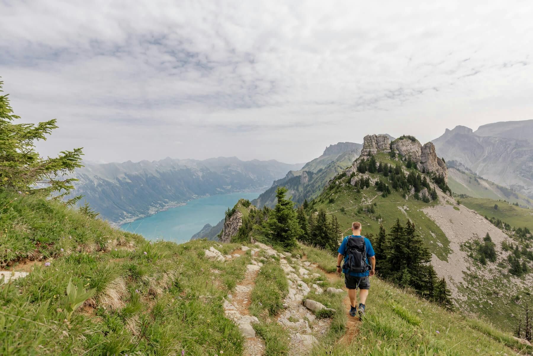 Tourismusfotografie für aussichtsreiche Wandererlebnisse in der Schweiz