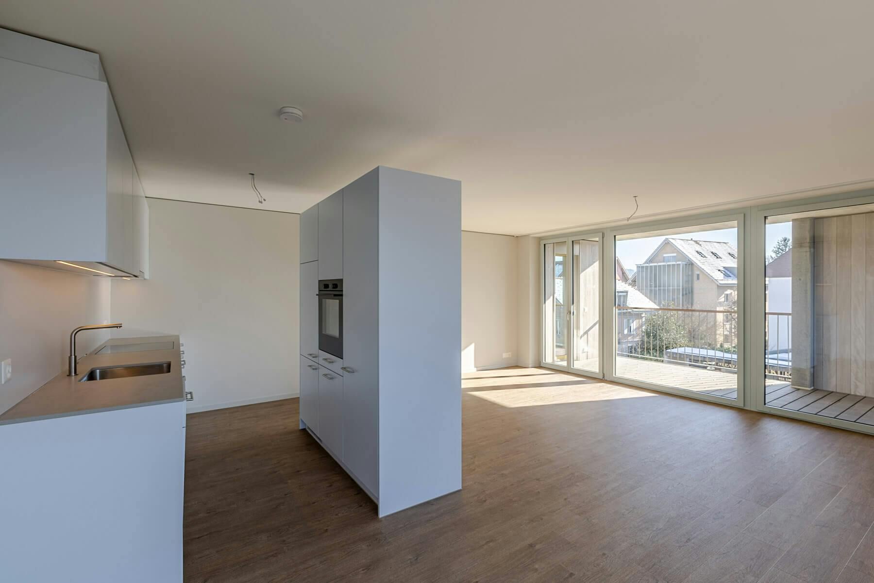 Grosszügiges Wohnkonzept in der Immobilienfotografie für Bonainvest