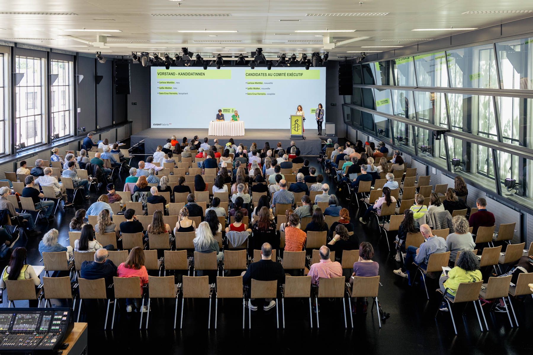 Eventreportage, Mitarbeiterportraits & Drohnenaufnahmen für Amnesty International Schweiz