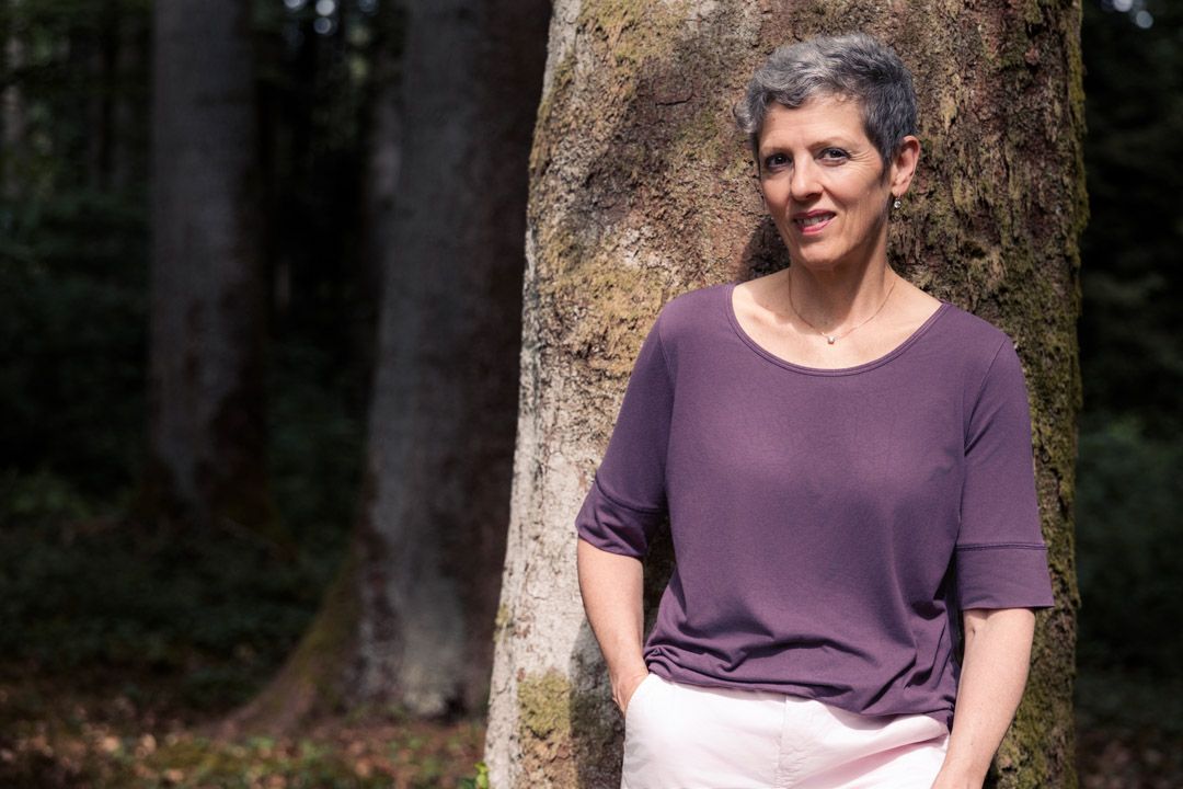 Personal Branding Fotografie im Wald für Ursula Ingold Coaching